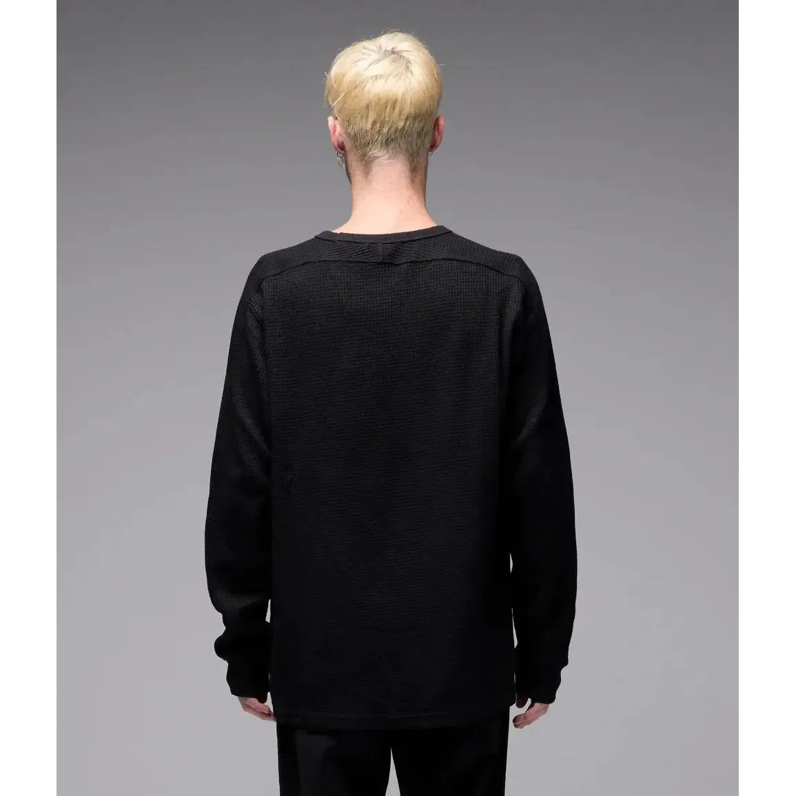 Former Franchise Waffle LS T-Shirt - Black