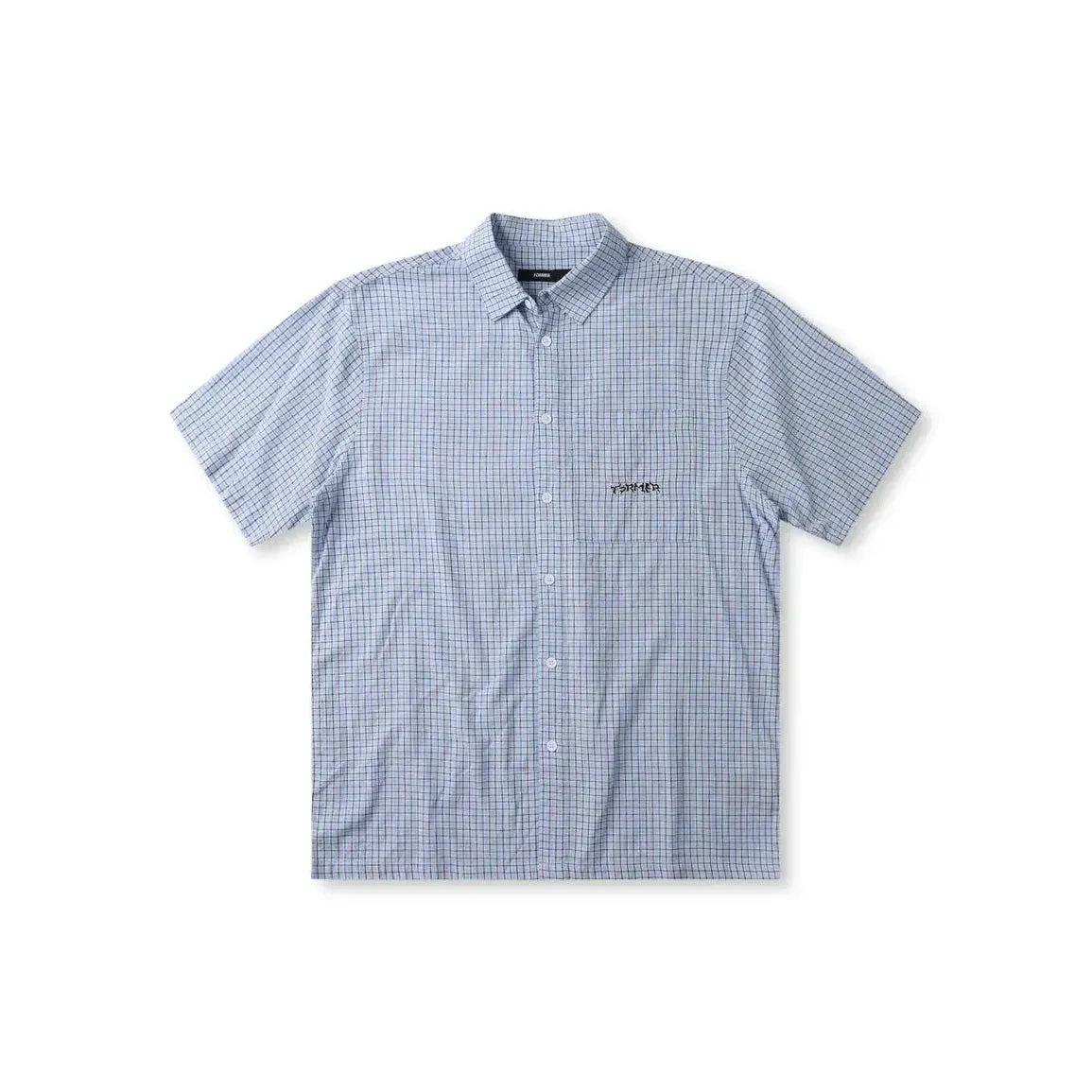 Former Vivian Check SS Shirt - Blue