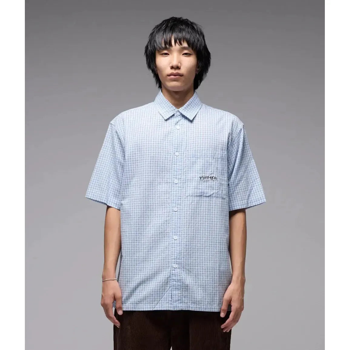 Former Vivian Check SS Shirt - Blue