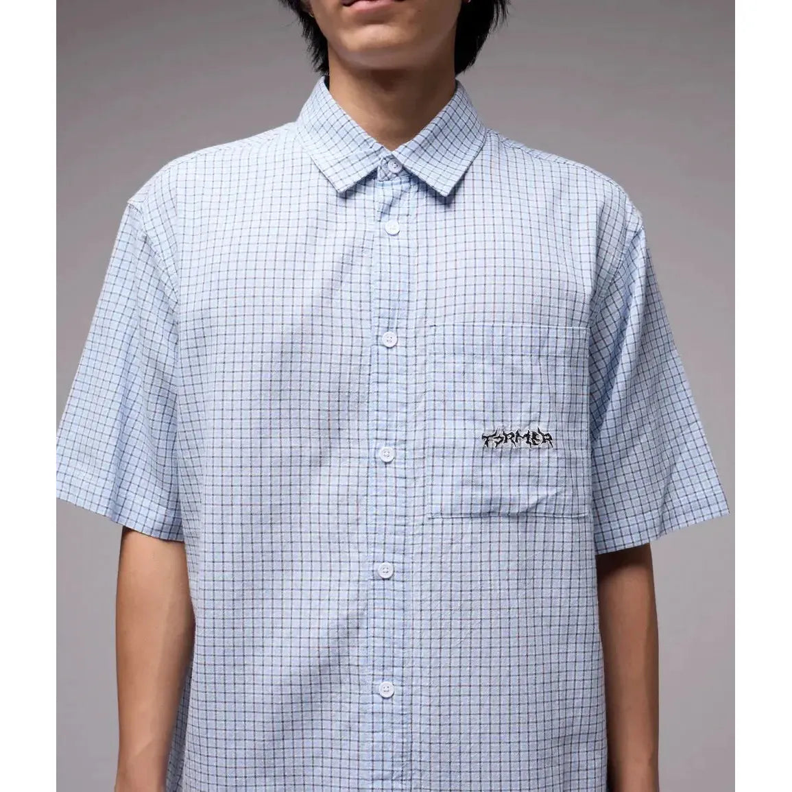 Former Vivian Check SS Shirt - Blue