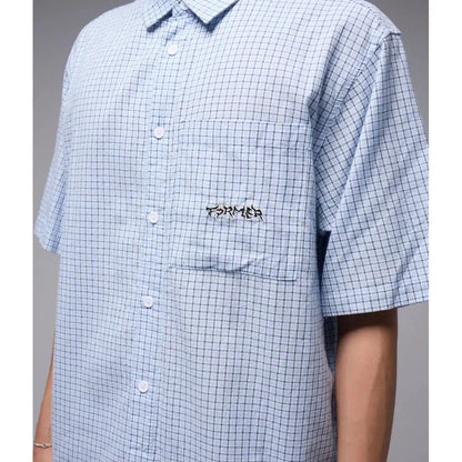 Former Vivian Check SS Shirt - Blue