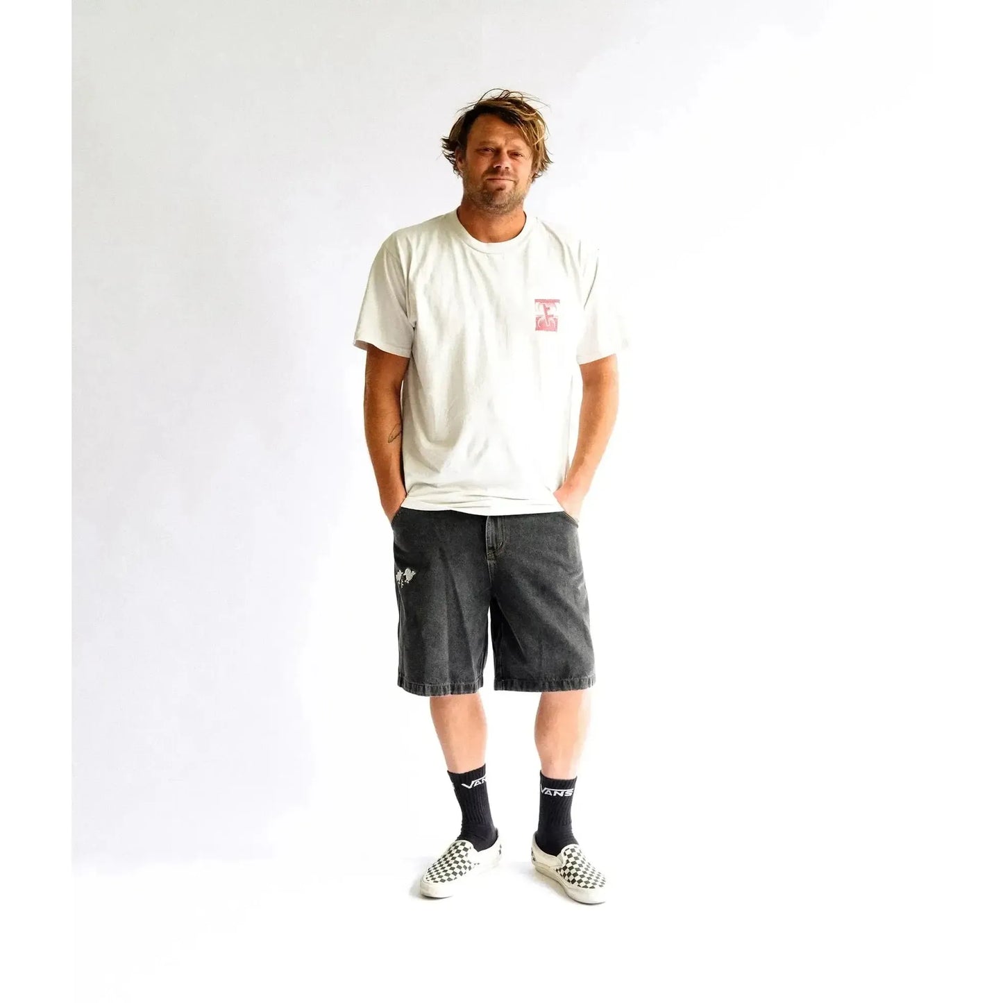 Former Slant F Crux T-Shirt - Bone