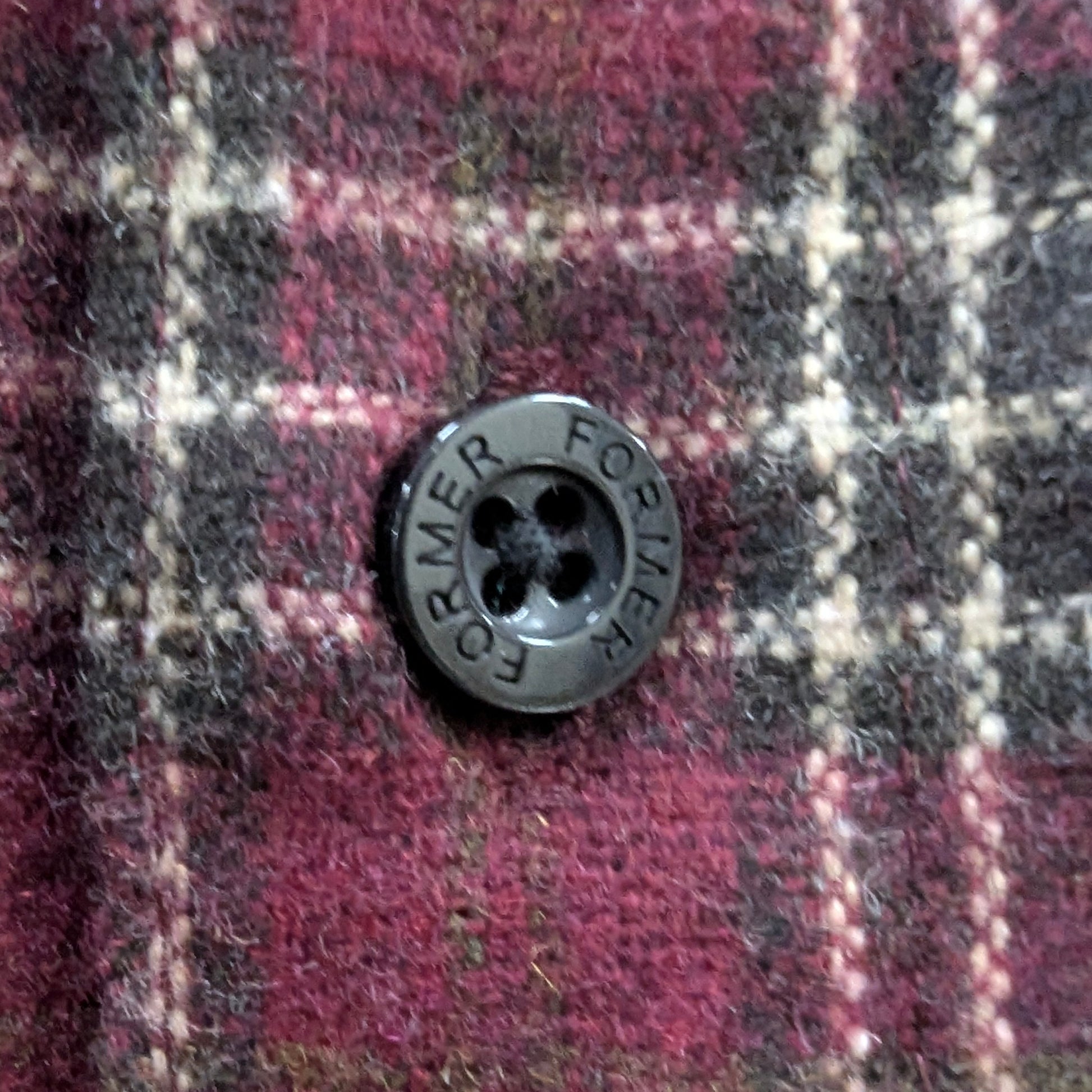 Former Reynolds Flannel LS Shirt - Red button welcome boardstore