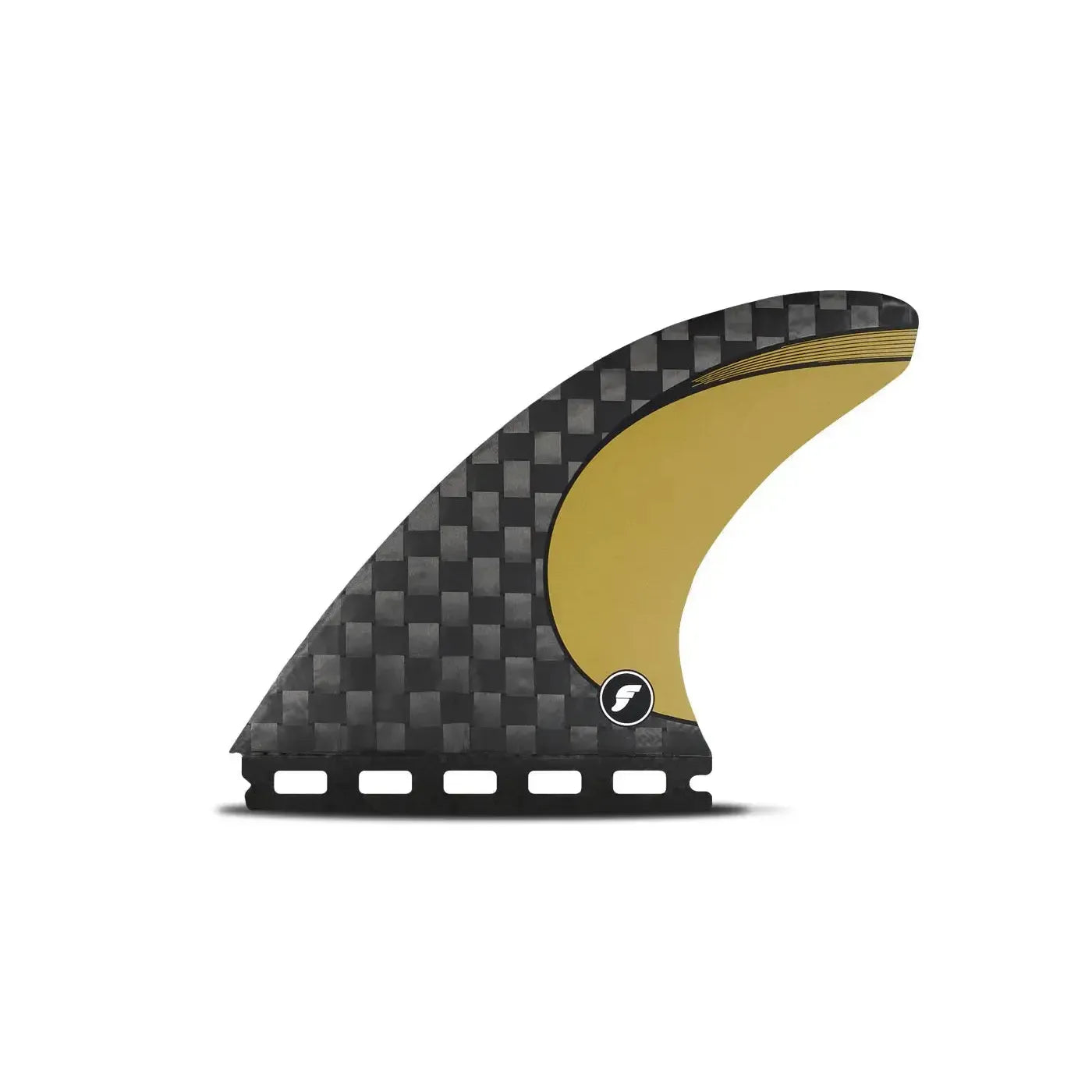 Futures 3/2 Vector Blackstix Medium Thruster Fins - Gold