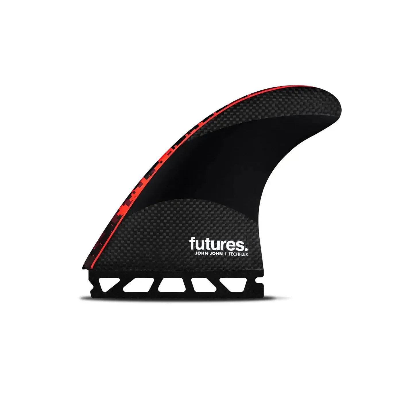 Futures John John Techflex Thruster Surfboard Fins Black red