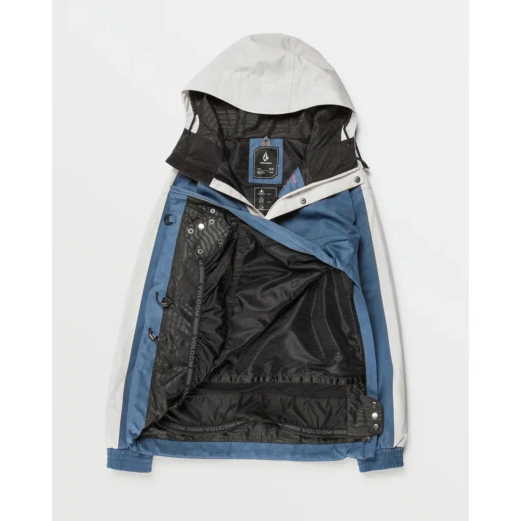 2025 Volcom Longo 20k Pullover Snow Jacket - Indigo