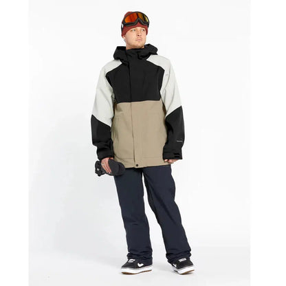 2025 Volcom Brighton Full Zip Snow Jacket - Chestnut Brown