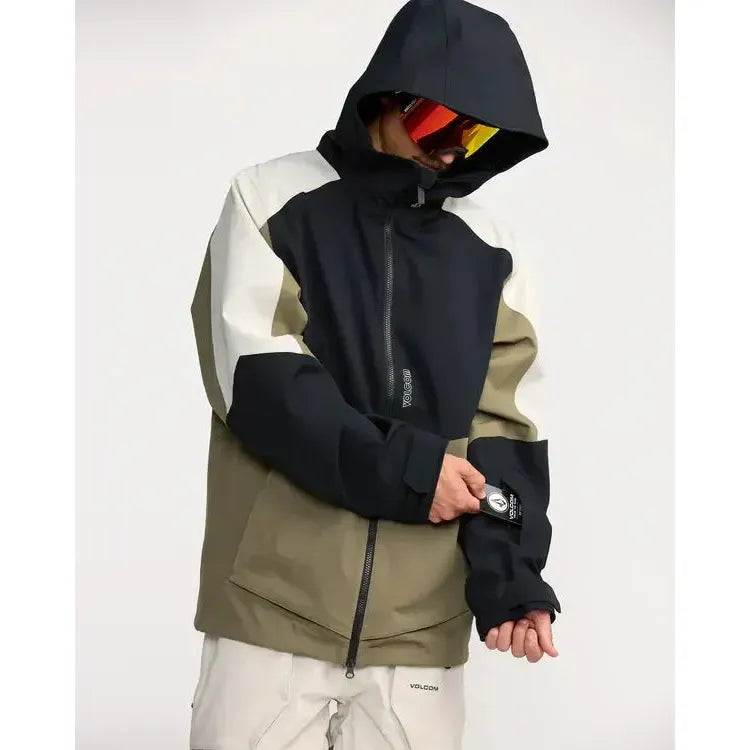 2026 Volcom Brighton Full Zip Snow Jacket - Military - Welcome Boardstore