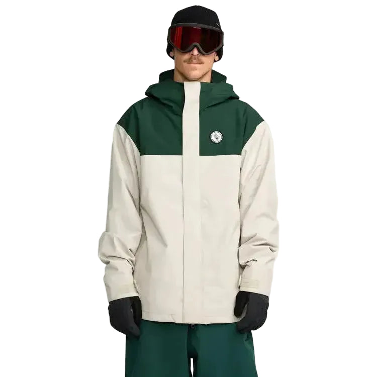 2026 Volcom BuckThreeEighty Snow Jacket - Stone