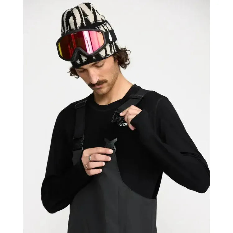 2026 Volcom V.Co Sparta BIB Overall - Black - Welcome Boardstore