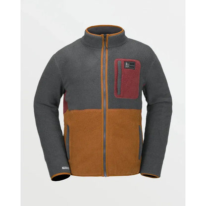 2025 VolcomFleecer Full Zip Snow Jacket - Charcoal