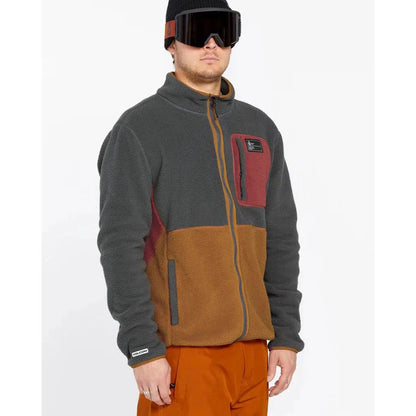 2025 VolcomFleecer Full Zip Snow Jacket - Charcoal