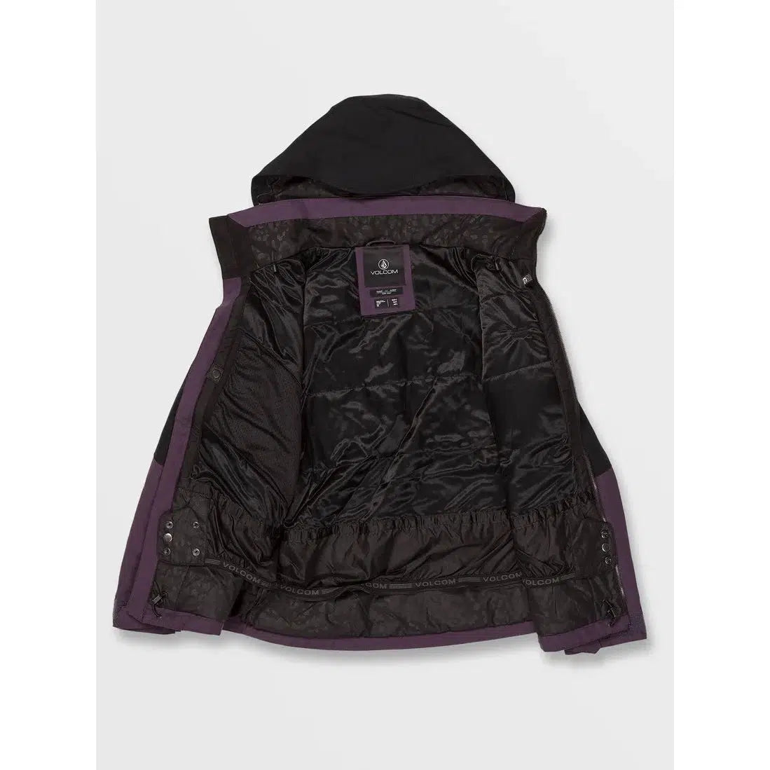 2025 Volcom Shelter 3D Stretch Womens Snow Jacket - Blackberry