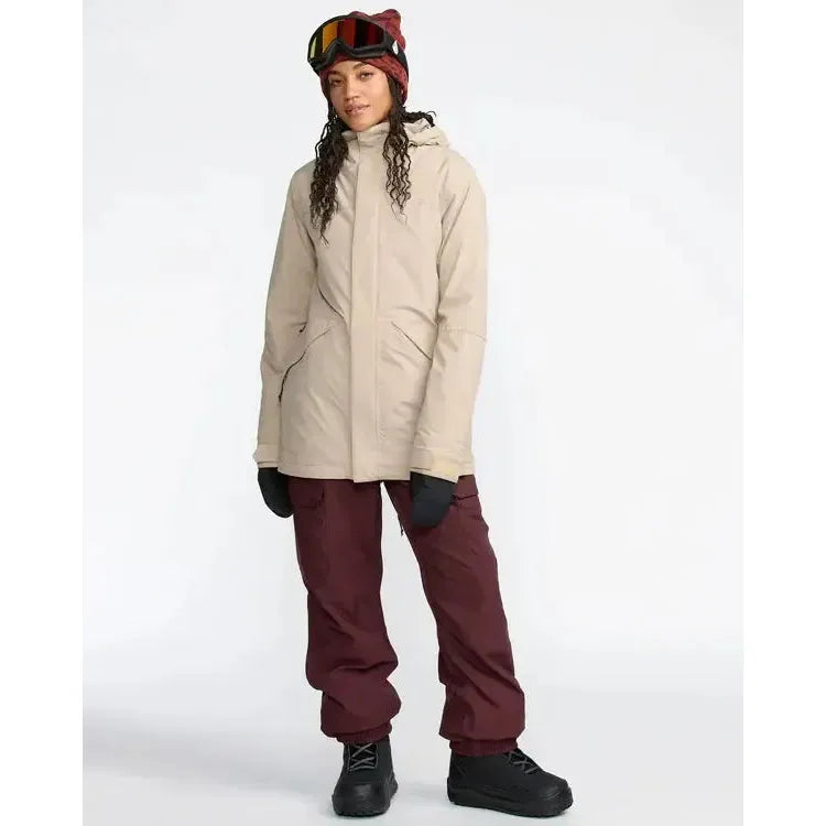 2026 Volcom Shelter Stretch Snow Jacket - Oatmeal - Welcome Boardstore