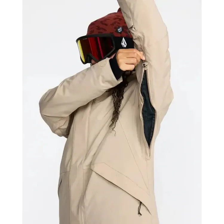 2026 Volcom Shelter Stretch Snow Jacket - Oatmeal - Welcome Boardstore