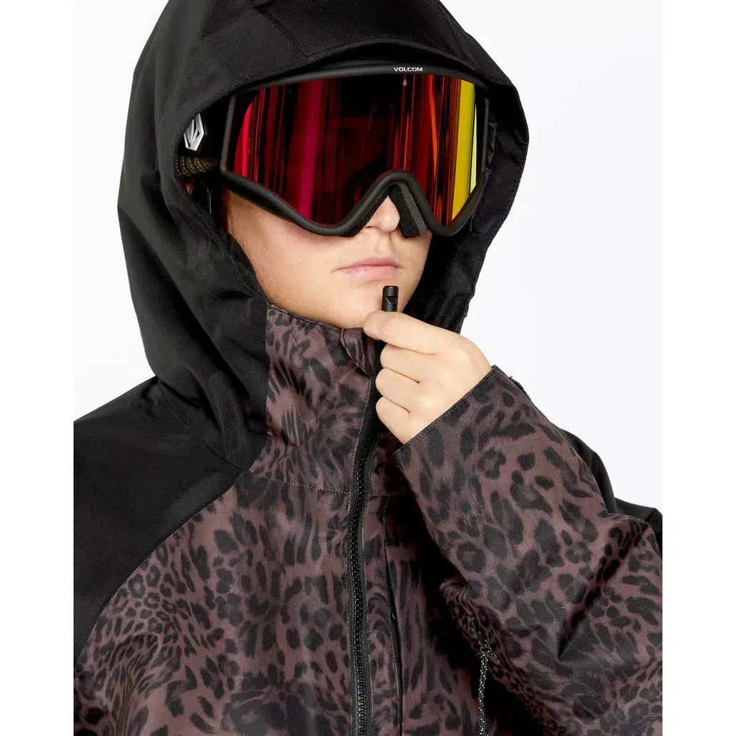 2025 Volcom Revna 20K Womens Snow Jacket - Leopard