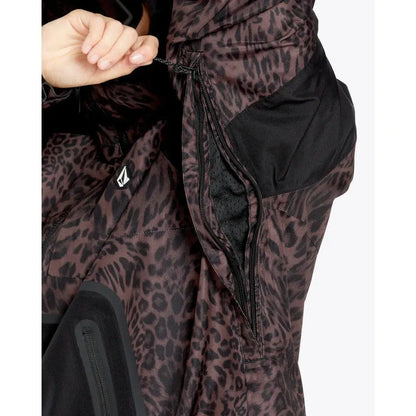 2025 Volcom Revna 20K Womens Snow Jacket - Leopard