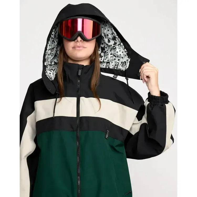 2026 Volcom DLM Snow Jacket - Black Green - Welcome Boardstore