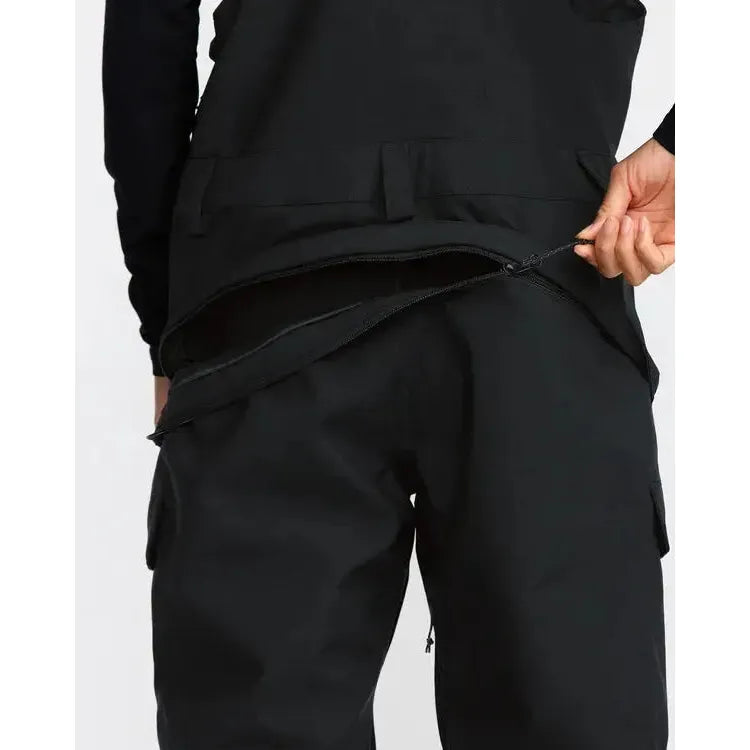 2026 Volcom Creston 3D Stretch Womens BIB Overall - Black - Welcome Boardstore