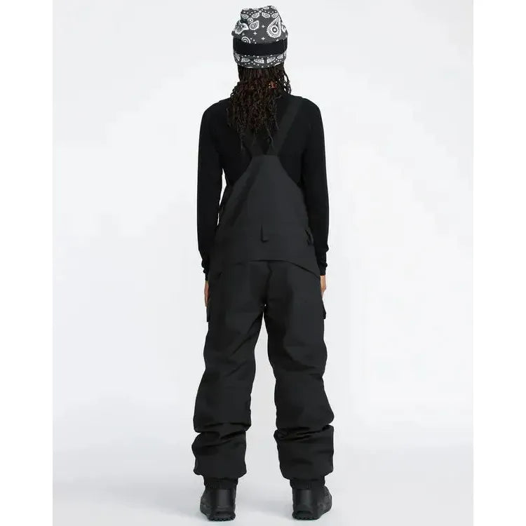 2026 Volcom Creston 3D Stretch Womens BIB Overall - Black - Welcome Boardstore