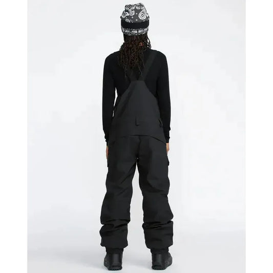 2026 Volcom Creston 3D Stretch Womens BIB Overall - Black - Welcome Boardstore