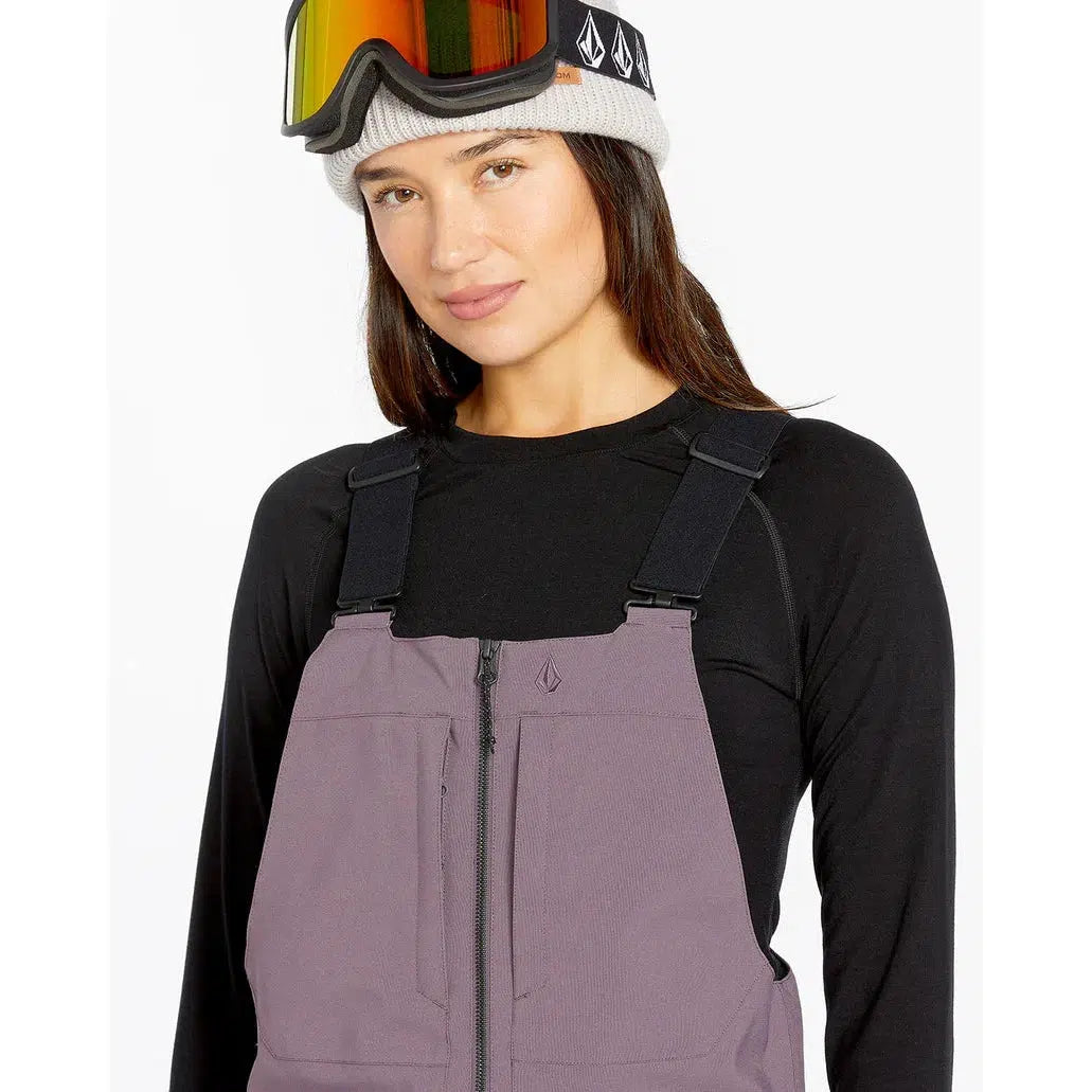 2025 Volcom Swift Womens Snow Bib - Dusty Lavender