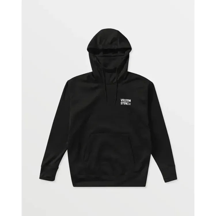 2026 Volcom Riding Hydro Women's Pullover Hoodie - Black - Welcome Boardstore