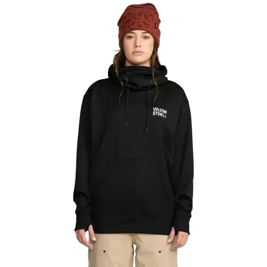 2026 Volcom Riding Hydro Women's Pullover Hoodie - Black