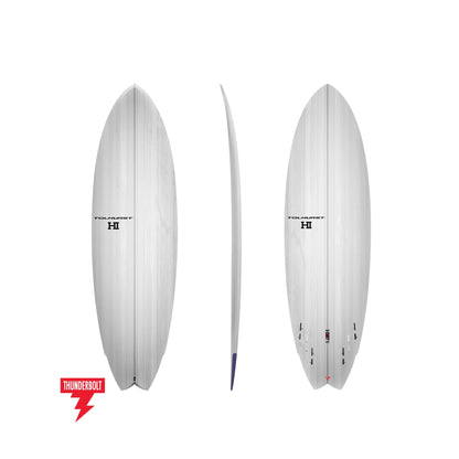 Tolhurst HIBT 3+3  Thunderbolt Surfboard