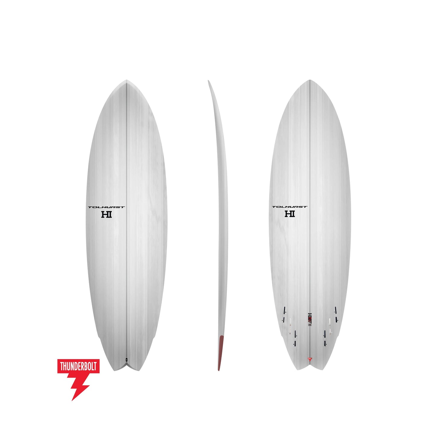 Tolhurst HIBT 3+3  Thunderbolt Surfboard