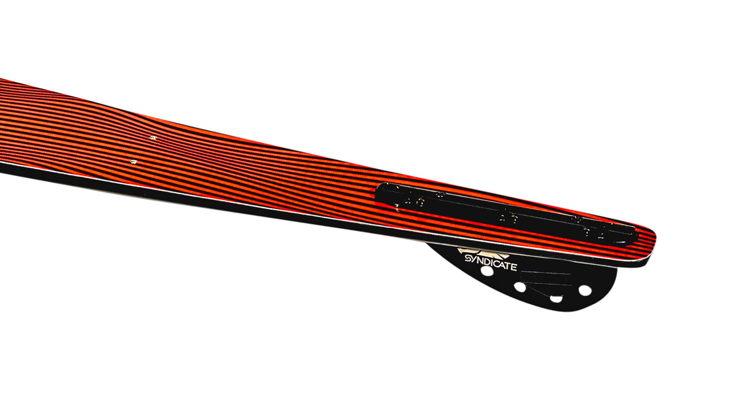 2027 HO Syndicate Works 01 Slalom Ski — tail and fin detail
