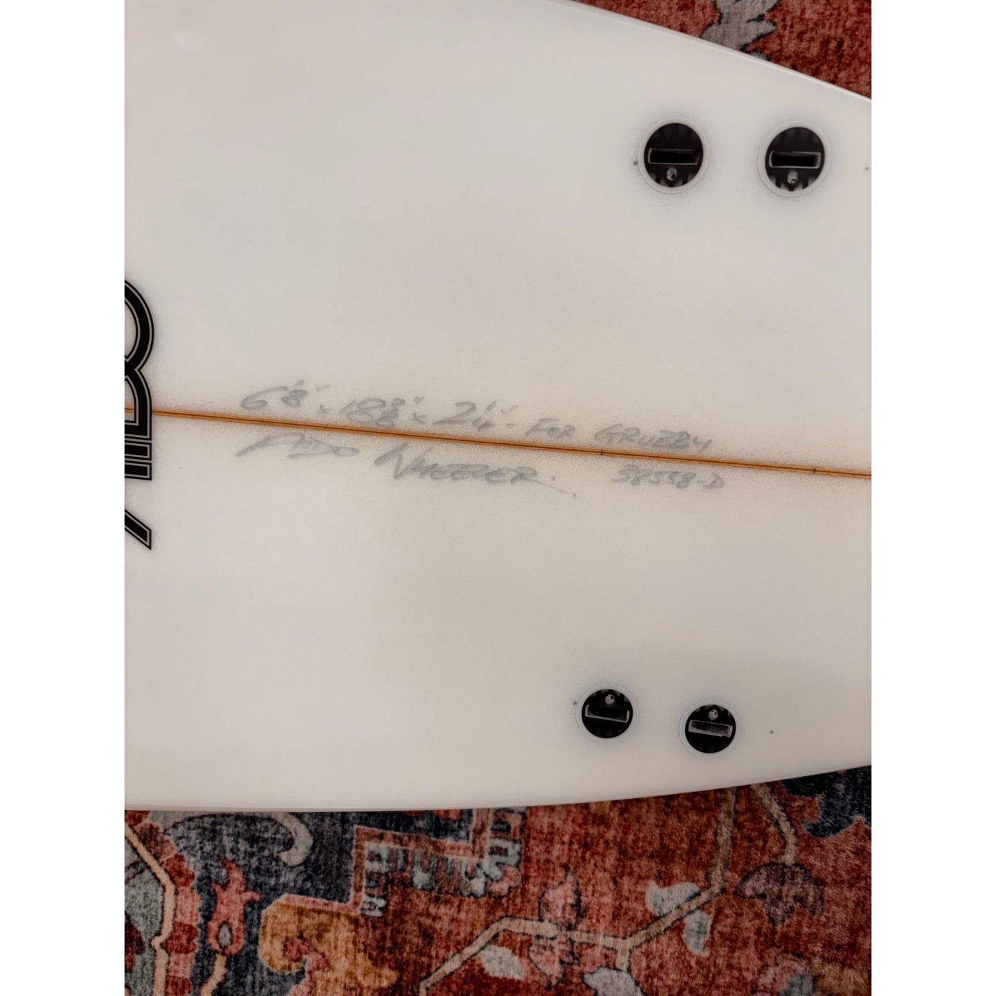 Rusty AIDO 6'8 Step-up - Pre Loved Surfboard