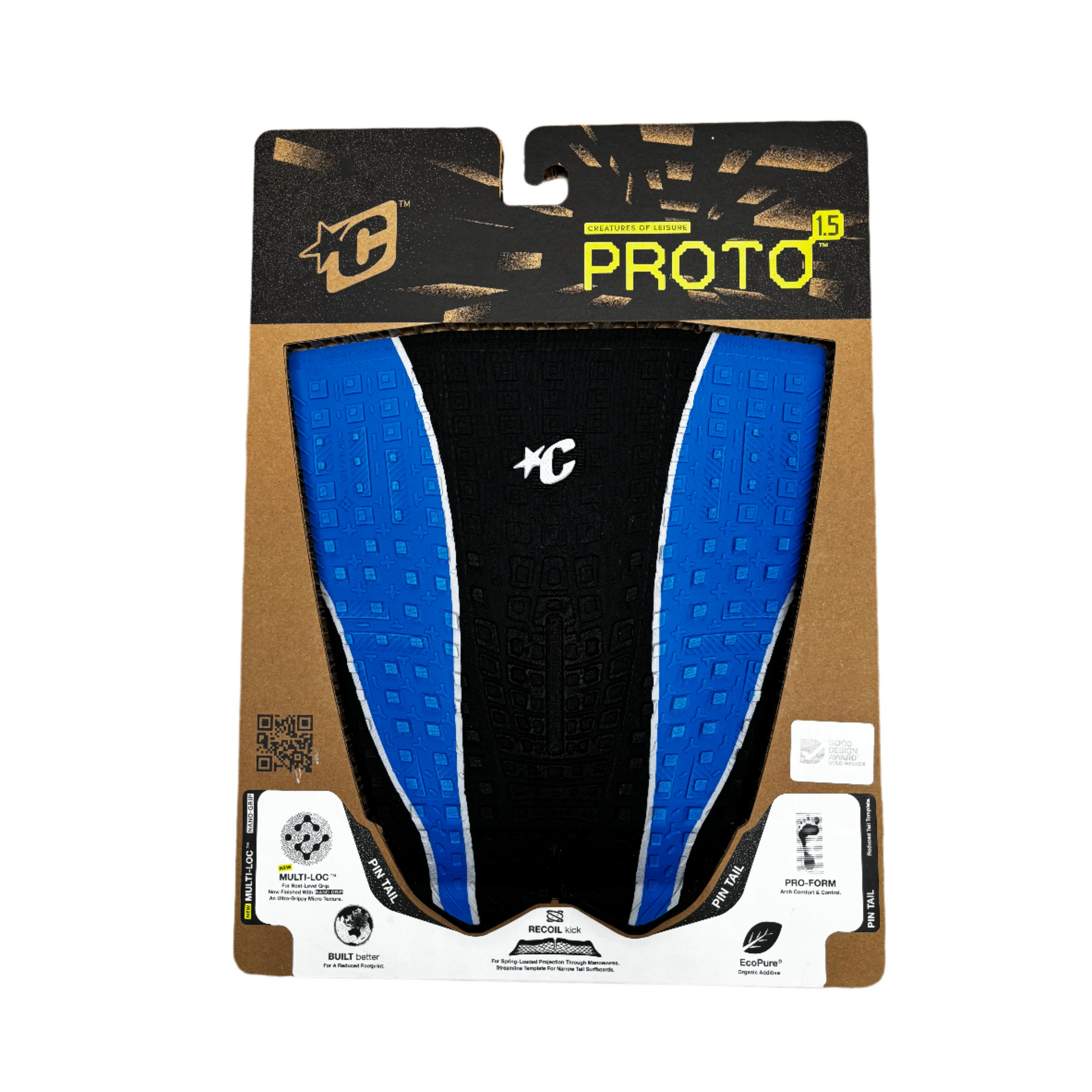 Creatures of Leisure Ethan Ewing Proto 1.5 Eco Pin Tail - Black Cobalt Panel