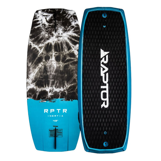 2027 Raptor Inertia Wakeskate 43 inch blue — top deck with footwells