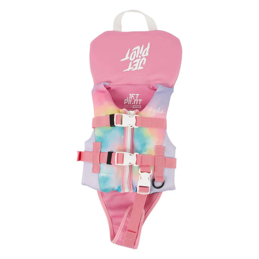 2025 Jetpilot The Cause Infant Life Jacket - Pink Tie Dye