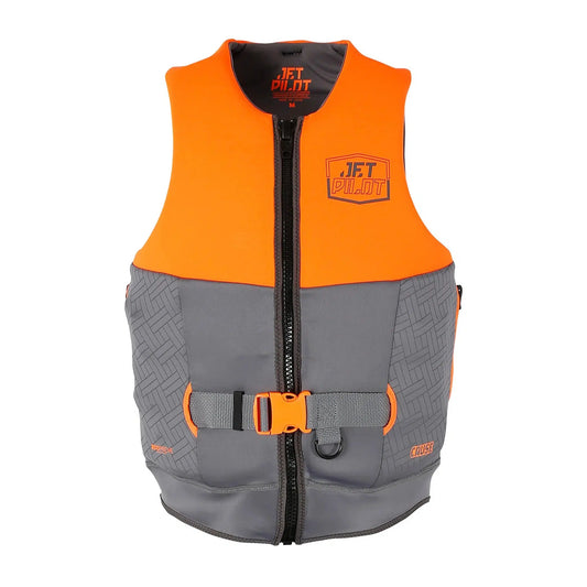 2025 Jetpilot Cause Life Jacket - Charcoal/Orange L50