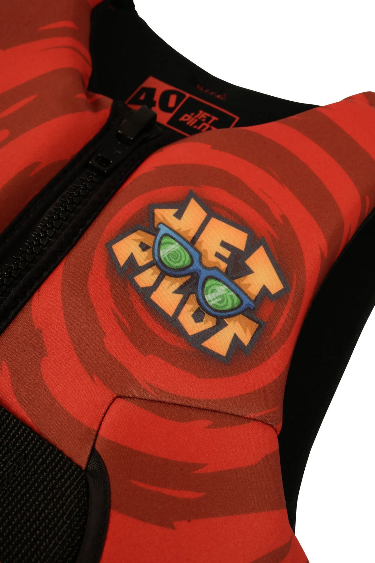 2027 Jetpilot Cause Boys F/E Youth Eco Vest - Red
