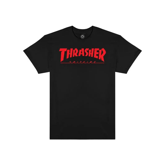 Thrasher x Spitfire - Big Head Jake Tee - Black