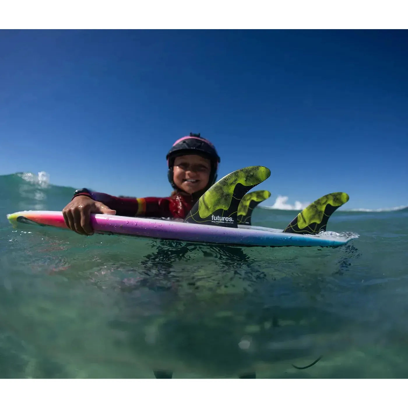 Futures Jack Robinson Grom HC Thruster Fins (XS) - Yellow