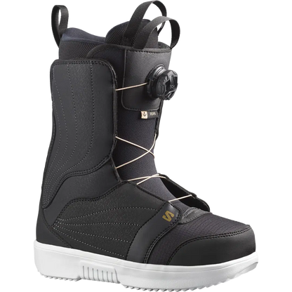 2025 Salomon Pearl BOA Snowboard Boots - Black / White / Gold