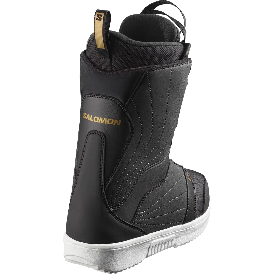 2025 Salomon Pearl BOA Snowboard Boots - Black / White / Gold