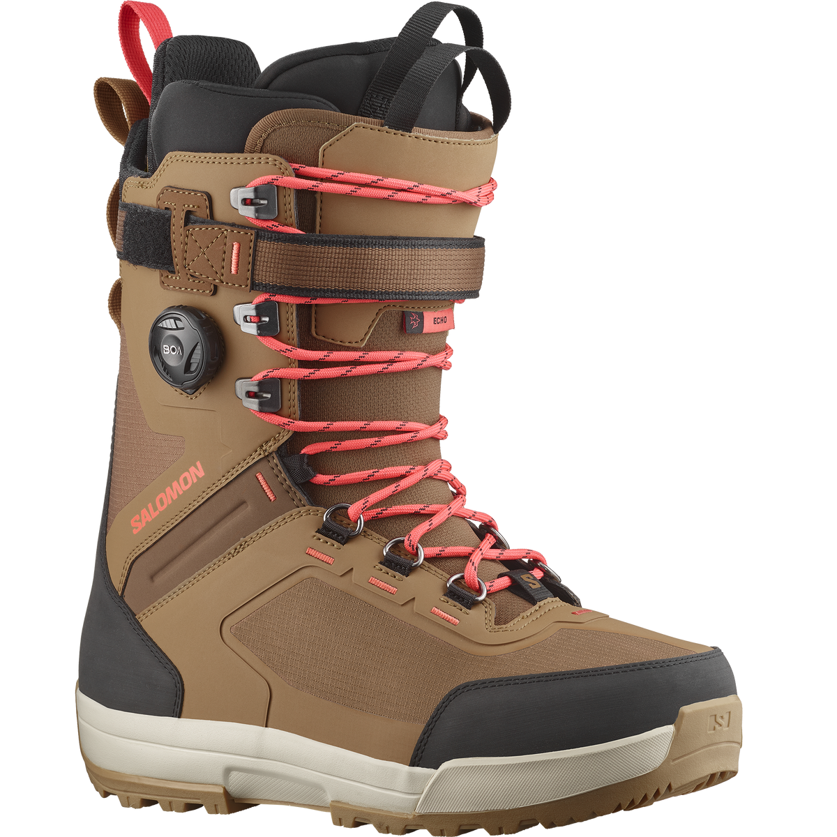 Salomon Echo Lace SJ BOA Snowboard Boots 2025 – Tobacco Brown Salomon Echo Lace SJ BOA Snowboard Boots 2025 – Tobacco Brown