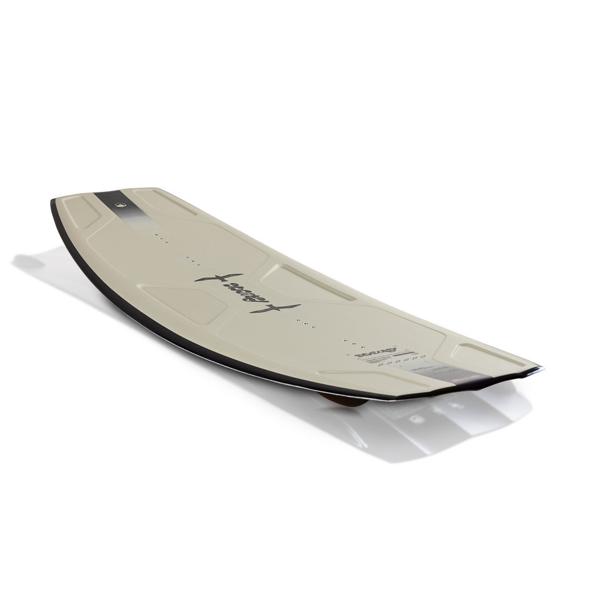 2027 Liquid Force Unity Aero Wakeboard - angled view showing continuous rocker and molded-in fins