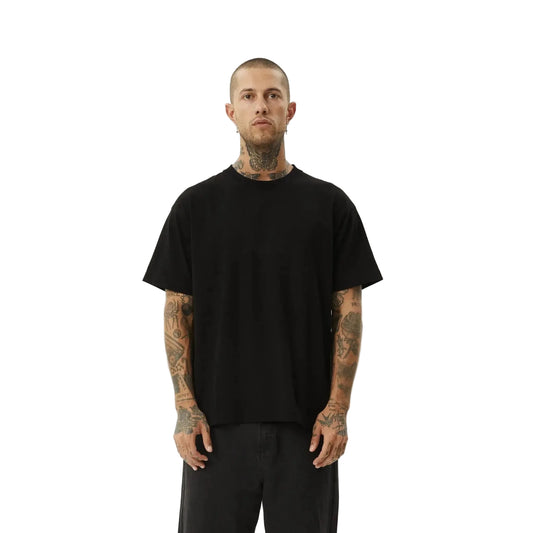 Afends Genesis Heavywight Boxy Tee - Black