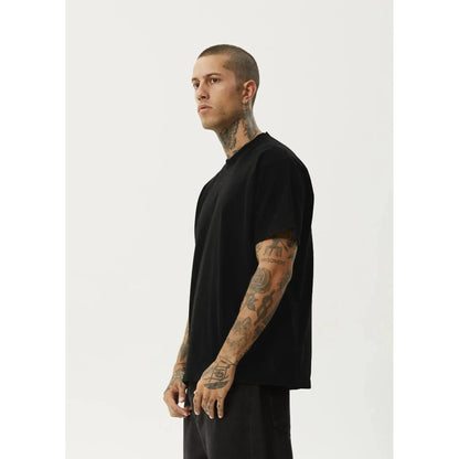 Afends Genesis Heavywight Boxy Tee - Black