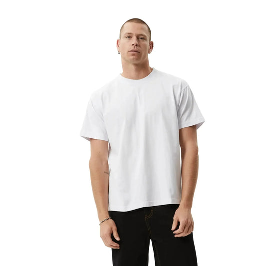 Afends Genesis Heavywight Boxy Tee - White