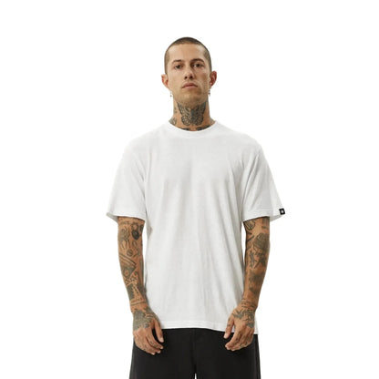 Afends Classic Retro Tee - White