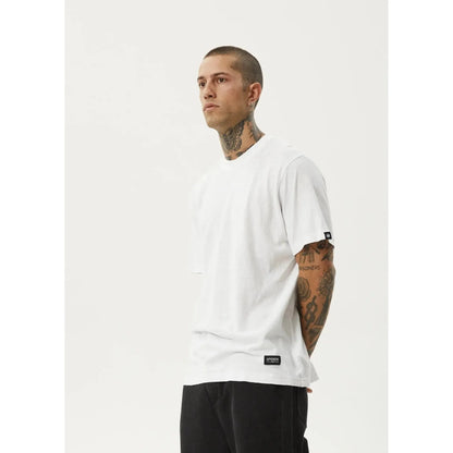Afends Classic Retro Tee - White