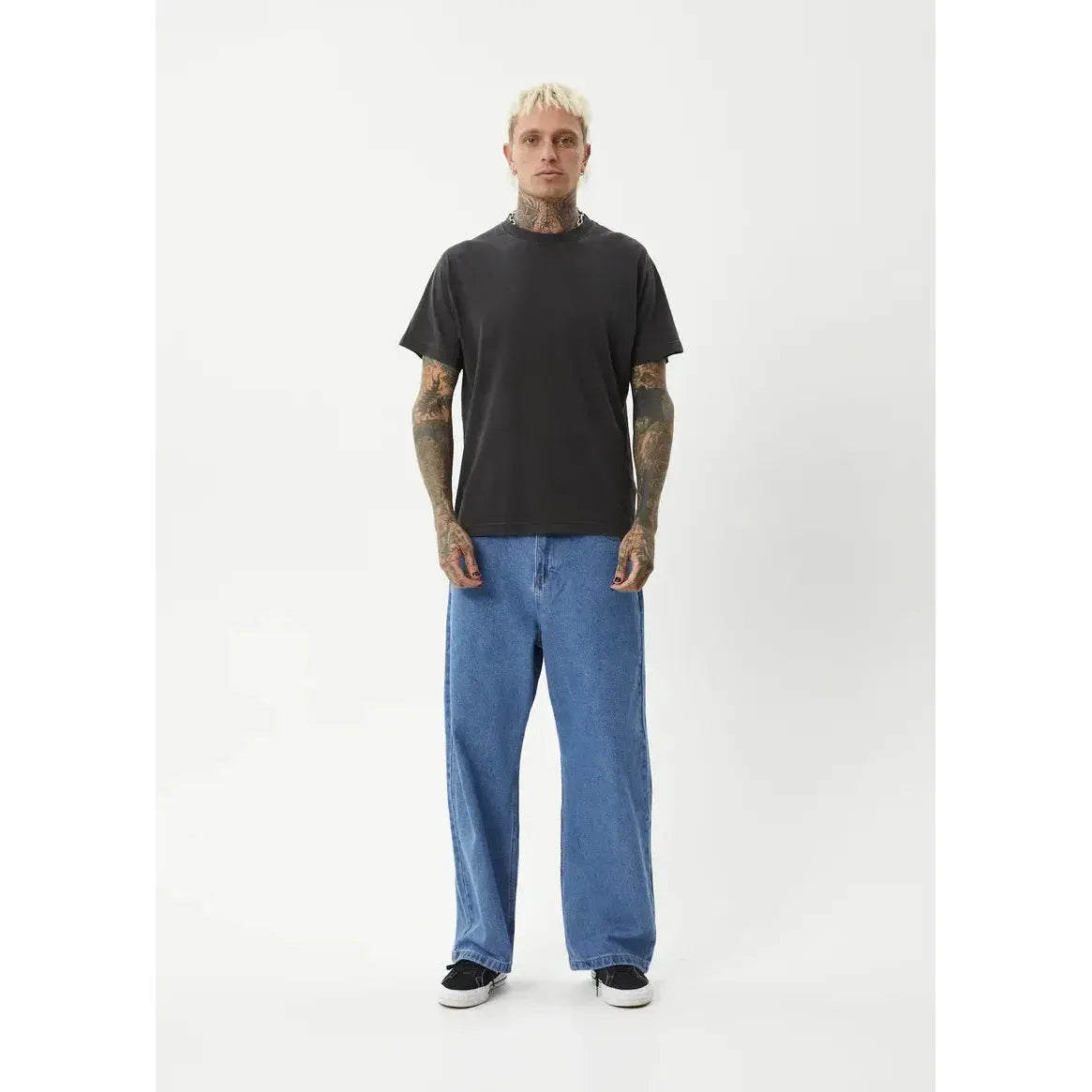 Afends Genesis Heavywight Boxy Tee - Stone - Welcome Boardstore