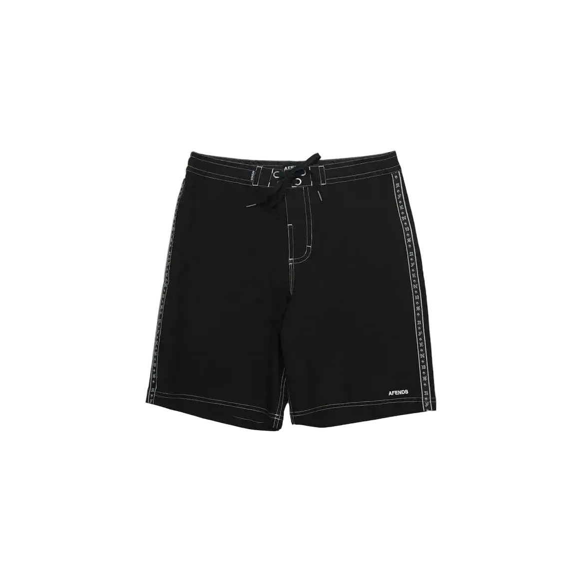 Afends The Wreck 20" Boardshorts - Black